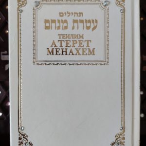 ספר תהילים עברי / רוסי (עטרת מנחם)